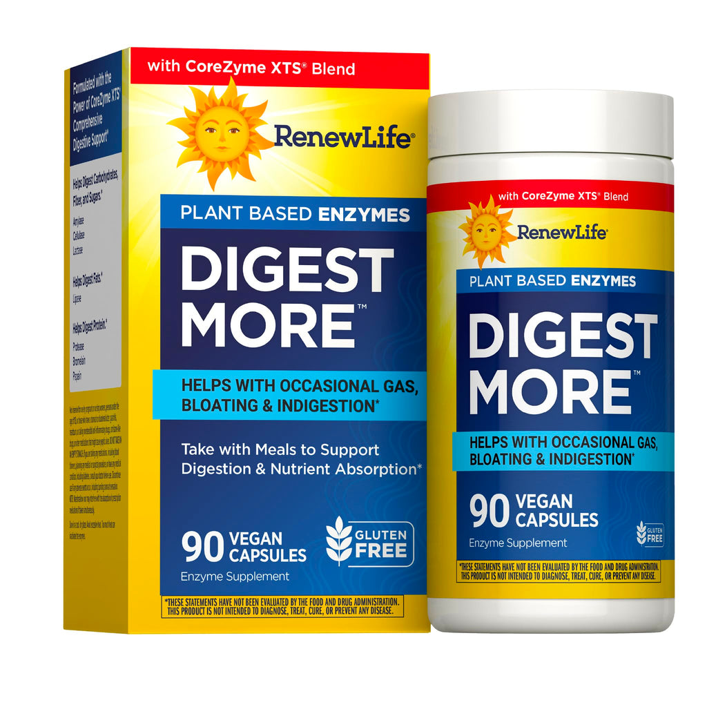 Renew Life DigestMore Digestive Enzymes - 90 Vegetarian Capsules