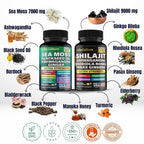 Gi.Da.Culture Shilajit and Sea Moss Combo - Sea Moss and Shilajit