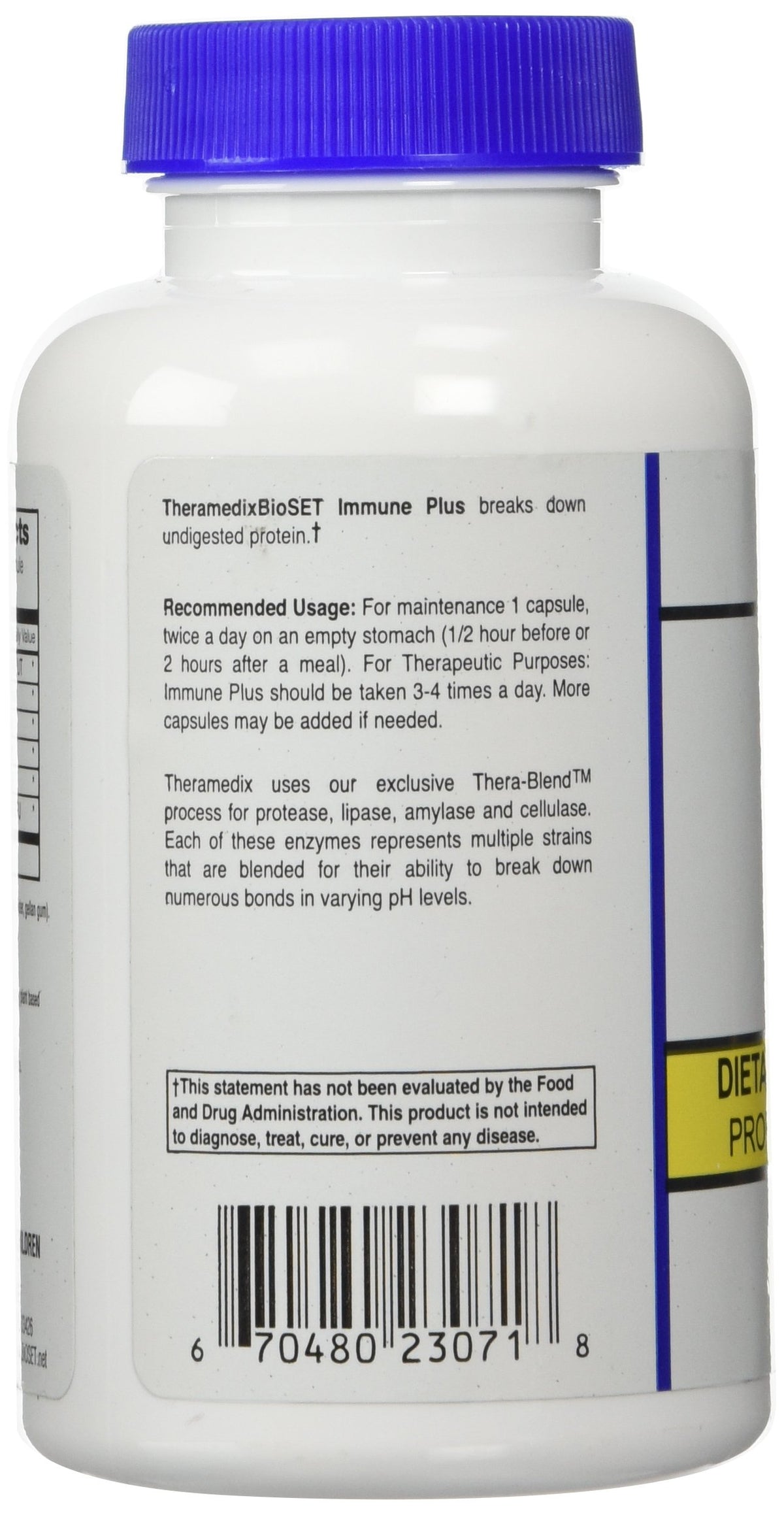 Theramedix BioSet Immune Support - 120 Vegetarian Capsules - image 3