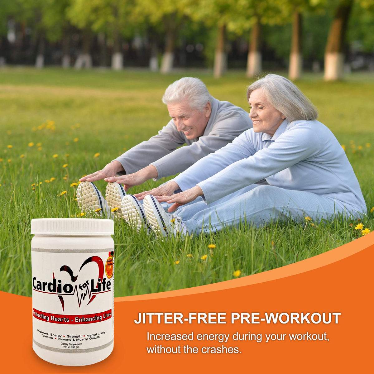 Health Guardian Cardio for Life L-Arginine Powder 16oz - Natural