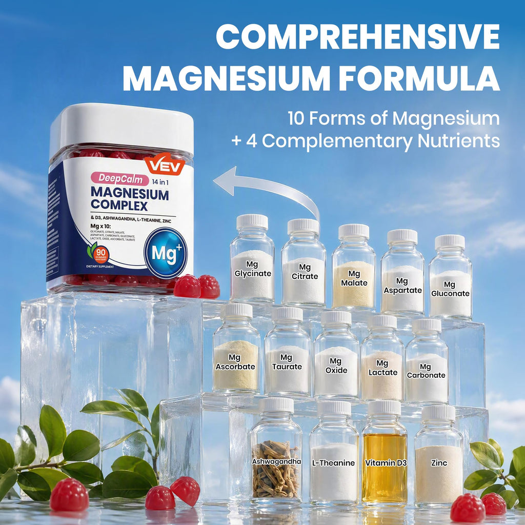 VEV Deep Calm Magnesium Complex Gummies - 90 Count - image 2