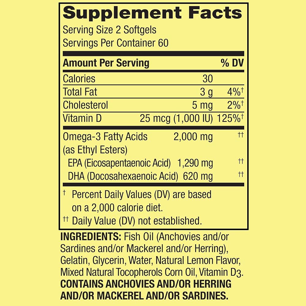 Convergence Maximum Care Omega-3 Fish Oil - 120 Softgels - image 9