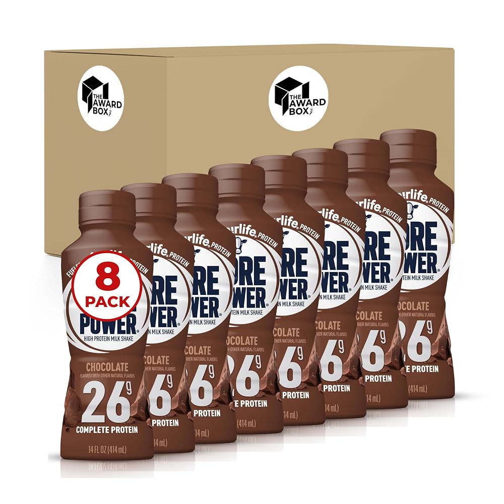 The Award Box Core Chocolate Power Failrlife 26g Protein Shake - 8 Pack