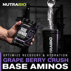 NutraBio Base Aminos EAA + BCAA Powder