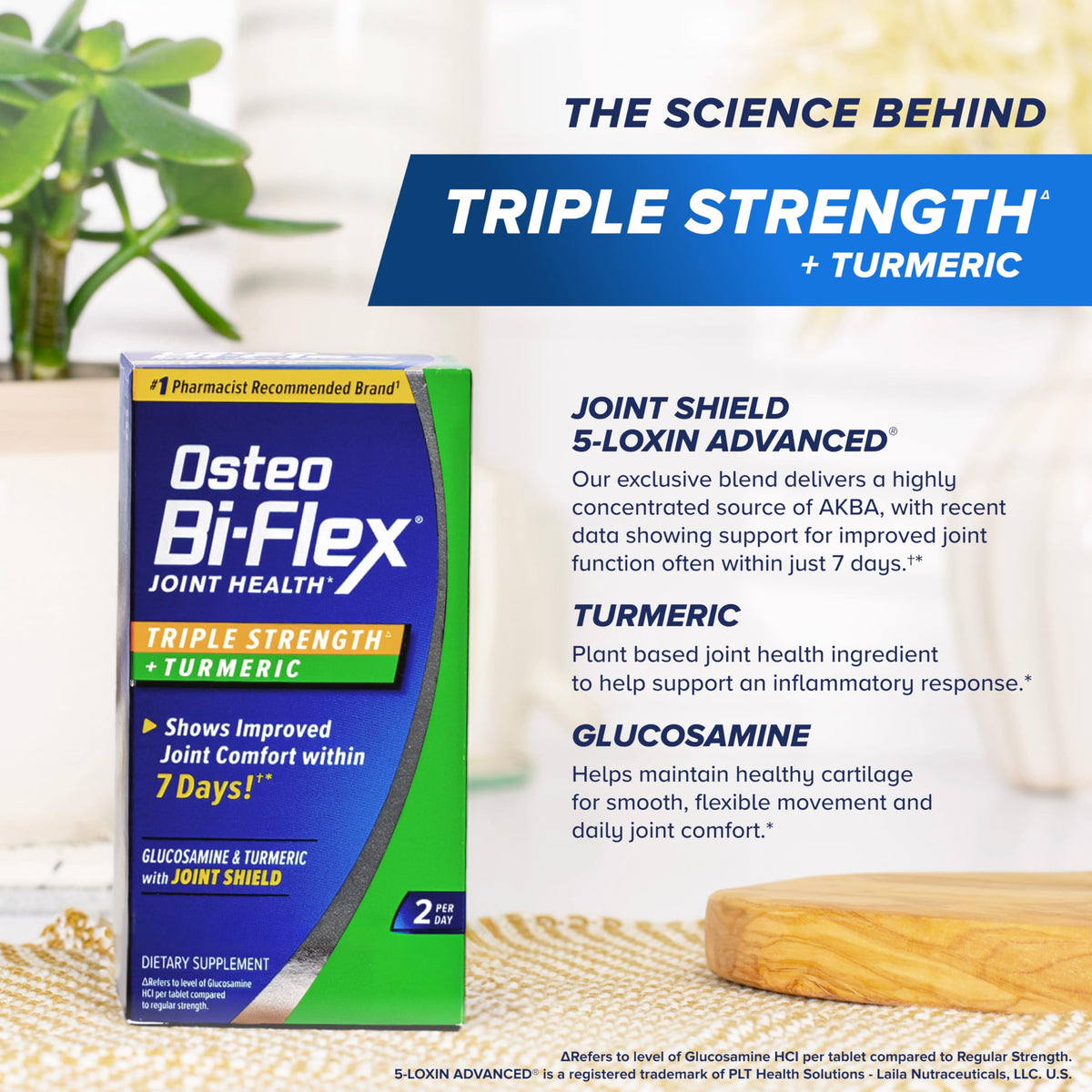Osteo Bi-Flex Triple Strength Glucosamine with Turmeric - 80 Tablets - image 6