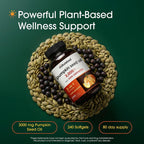 NatureBell Pumpkin Seed Oil 3,000mg with Saw Palmetto - 240 Softgels - image 2