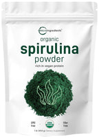 Micro Ingredients Organic Spirulina Powder - 1 lb