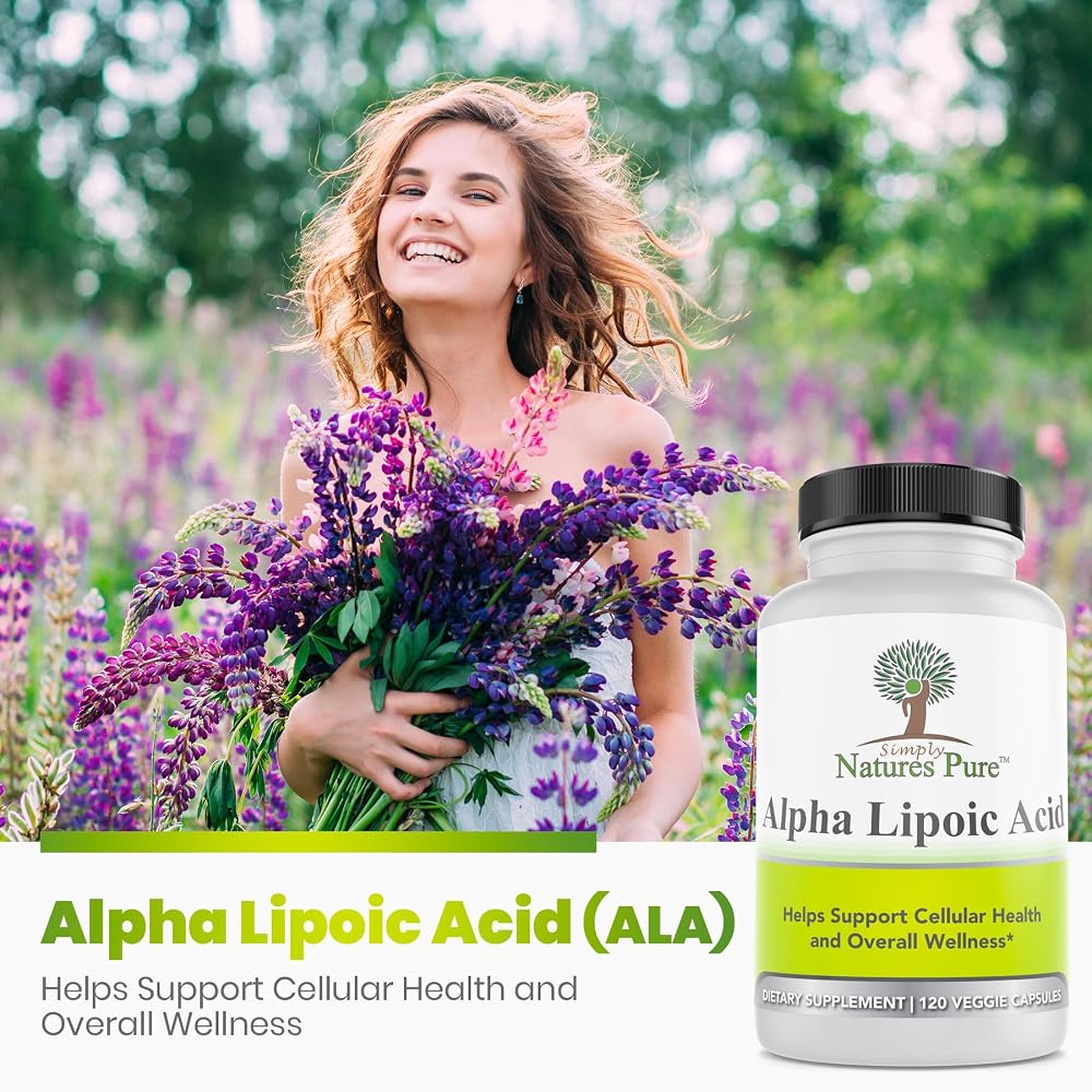 Simply Natures Pure Astragalus Alpha Lipoic Acid 600mg Capsules - image 6