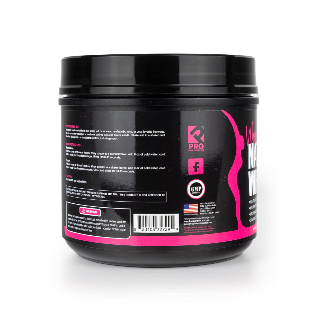 PRO NUTRITION LABS Her Natural Whey Protein Powder - 1 lb - image 10