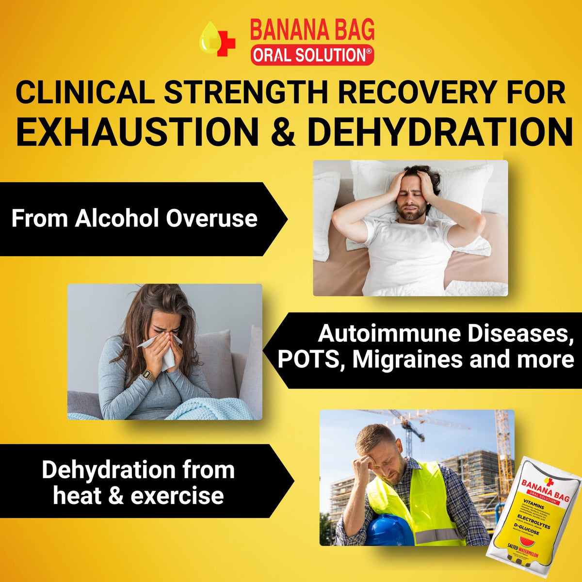 Banana Bag Oral Solution - Natural Lemon-Lime