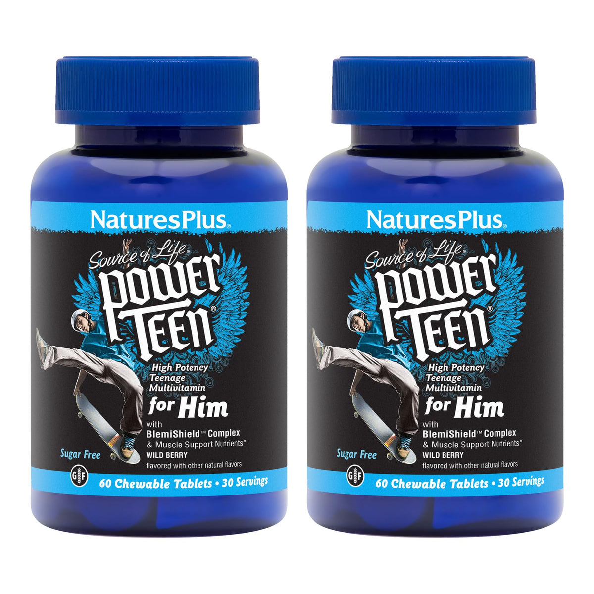 NaturesPlus Source of Life Power Teen for Him - 120 Tablets