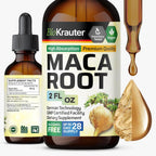BIO KRAUTER Maca Root Liquid Drops for Active Lifestyle - 2 Fl Oz