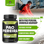 WELBUDA Pao Pereira & Graviola Immune Support - 180 Capsules - image 3