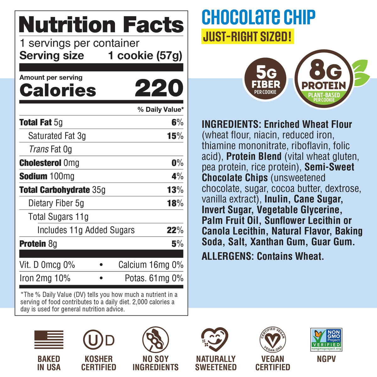 Lenny & Larry's The Complete Protein Cookie Snack Size