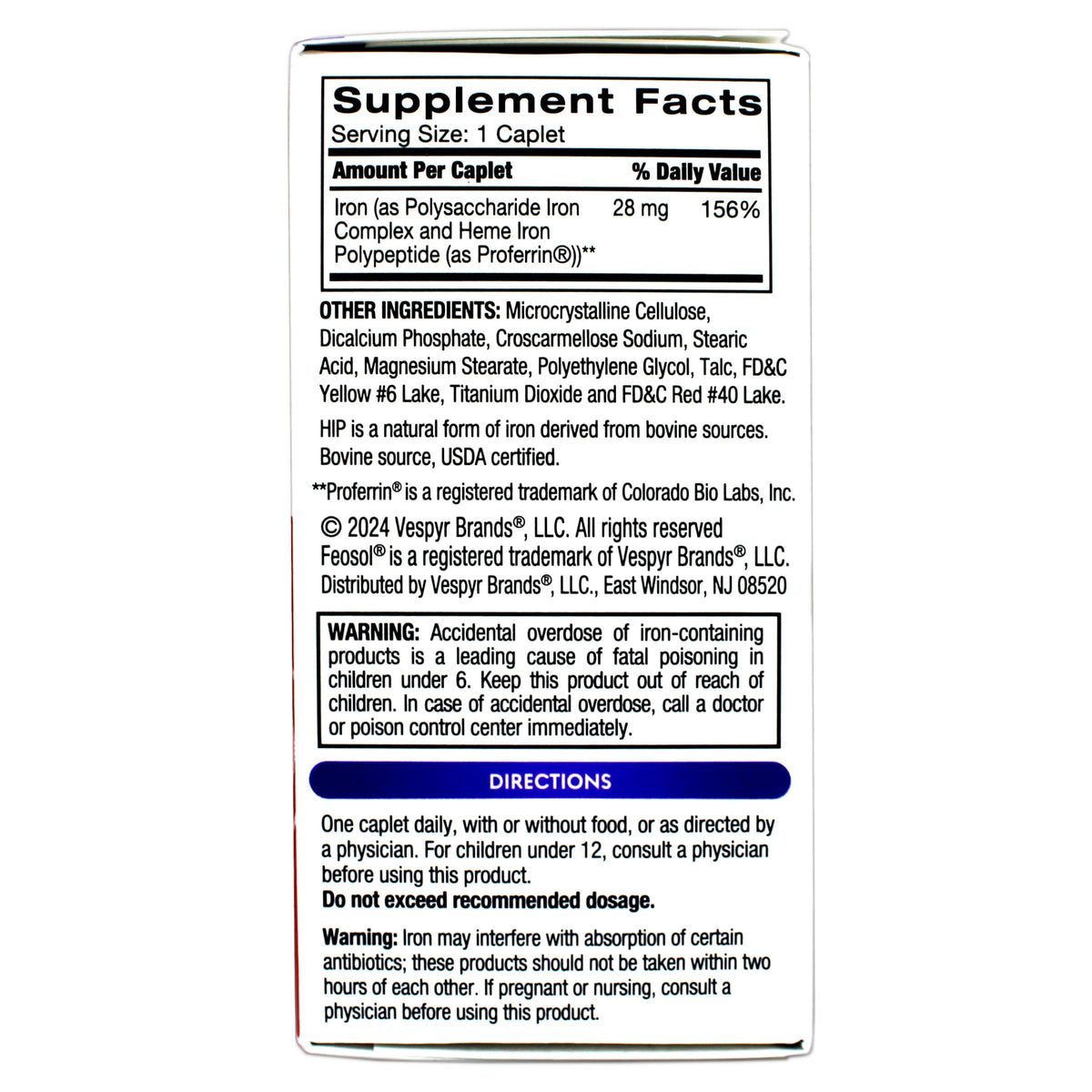 Feosol Bifera Iron Caplets Complete - 30 Count (Pack of 4) - image 3