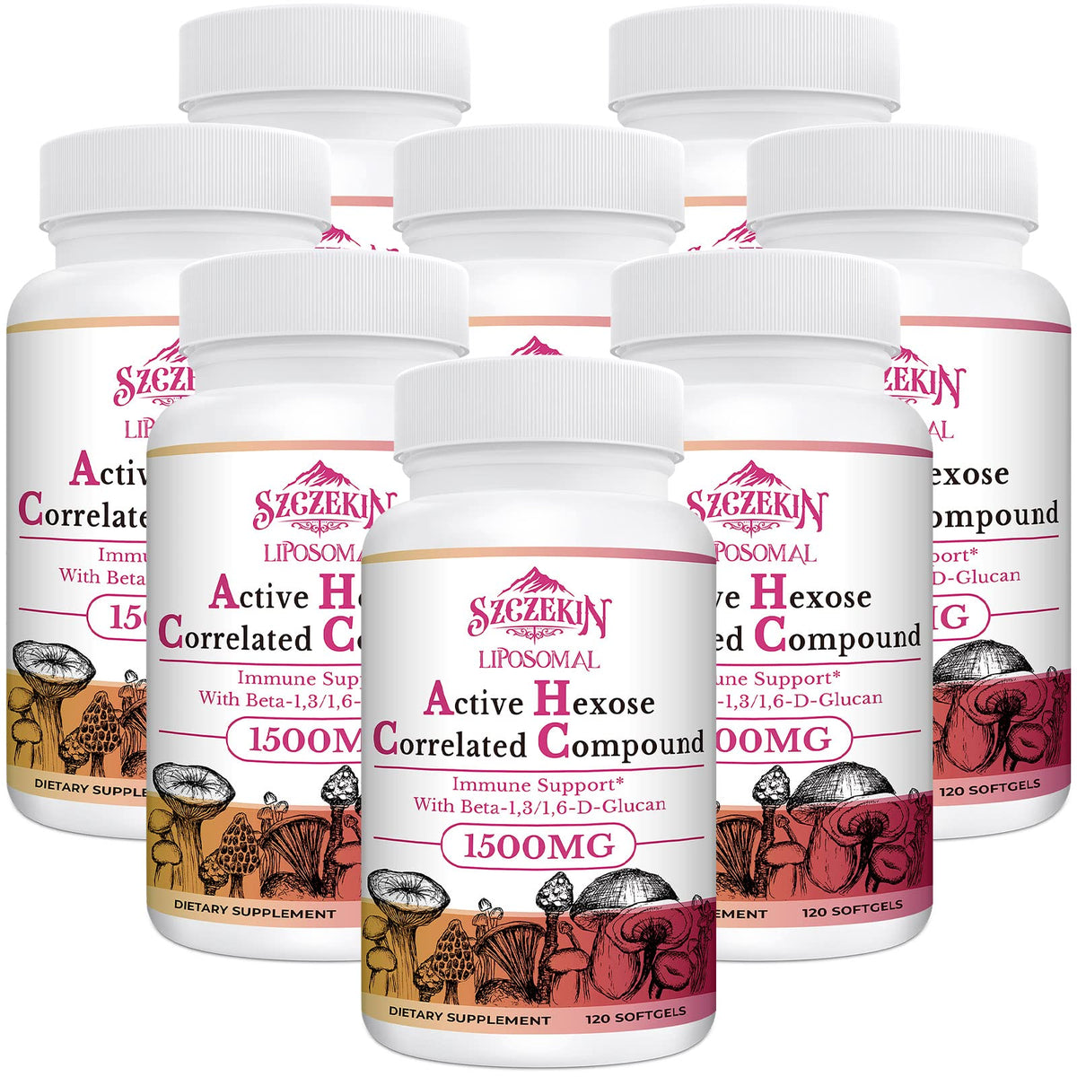 SZCZEKIN 1500mg Liposomal Active Hexose Correlated Supplement