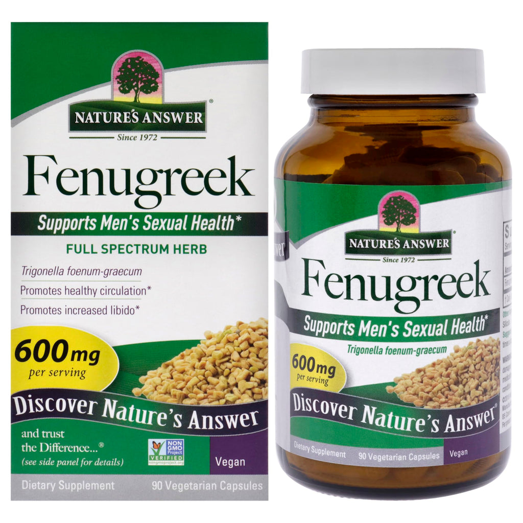Nature's Answer Fenugreek Seed Supplement - 90 Capsules