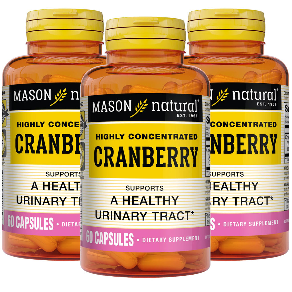 Mason Natural Cranberry 900 mg Urinary Tract Health - 180 Capsules