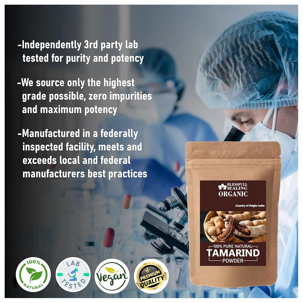 Blessfull Healing Organic Tamarind Powder 100% Pure - 300g - image 3
