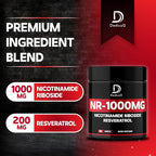 DEDICAD NAD Supplement with Nicotinamide Riboside - 80 Capsules - image 3