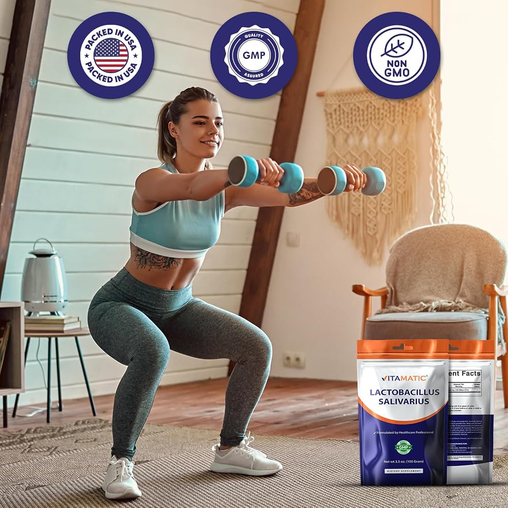 Vitamatic Lactobacillus Salivarius Probiotic Powder - 100 Servings - image 10