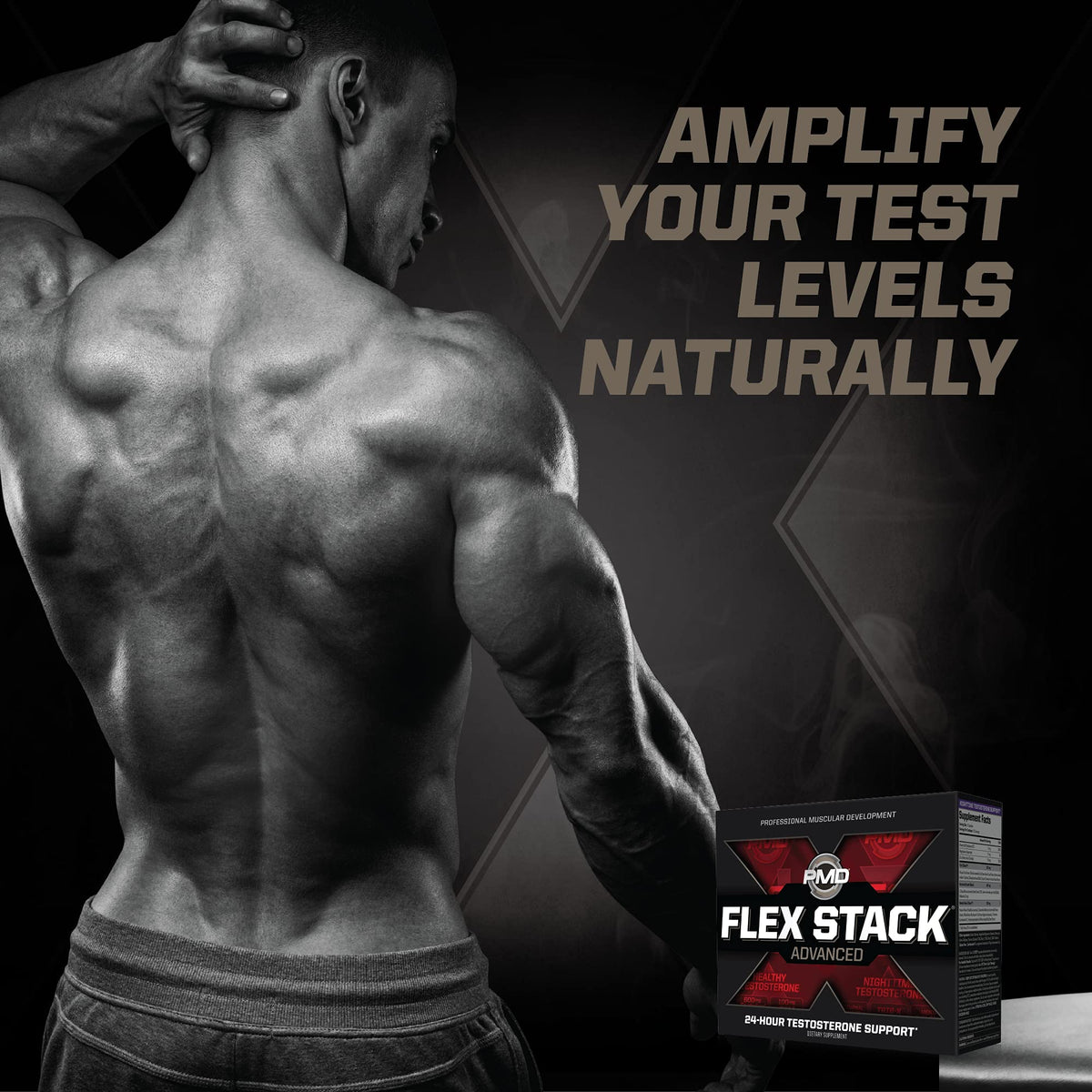 PMD Sports Flex Stack Advanced Testosterone Booster - 90 T-Gels/90 Capsules - image 7