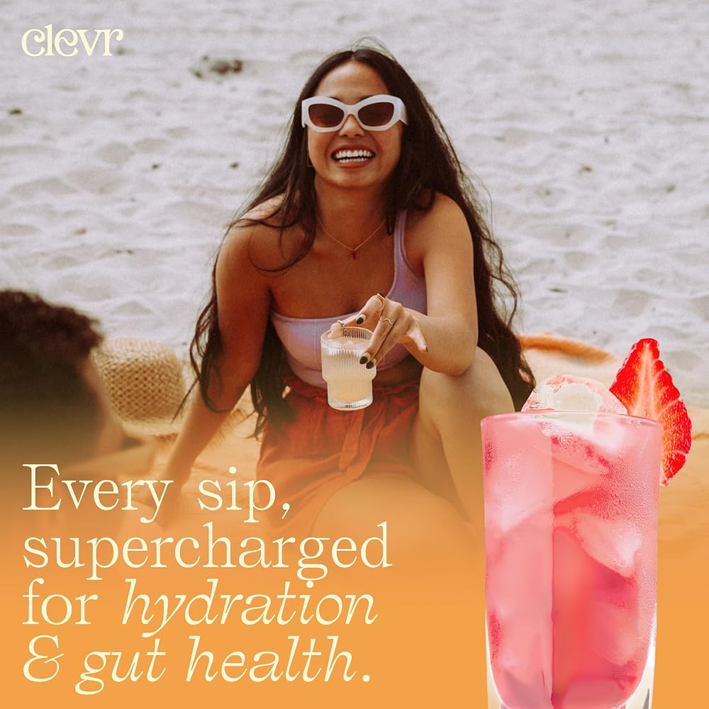 Clevr SuperTea, 18 Servings, Hydration Tea Blend with Coconut Water