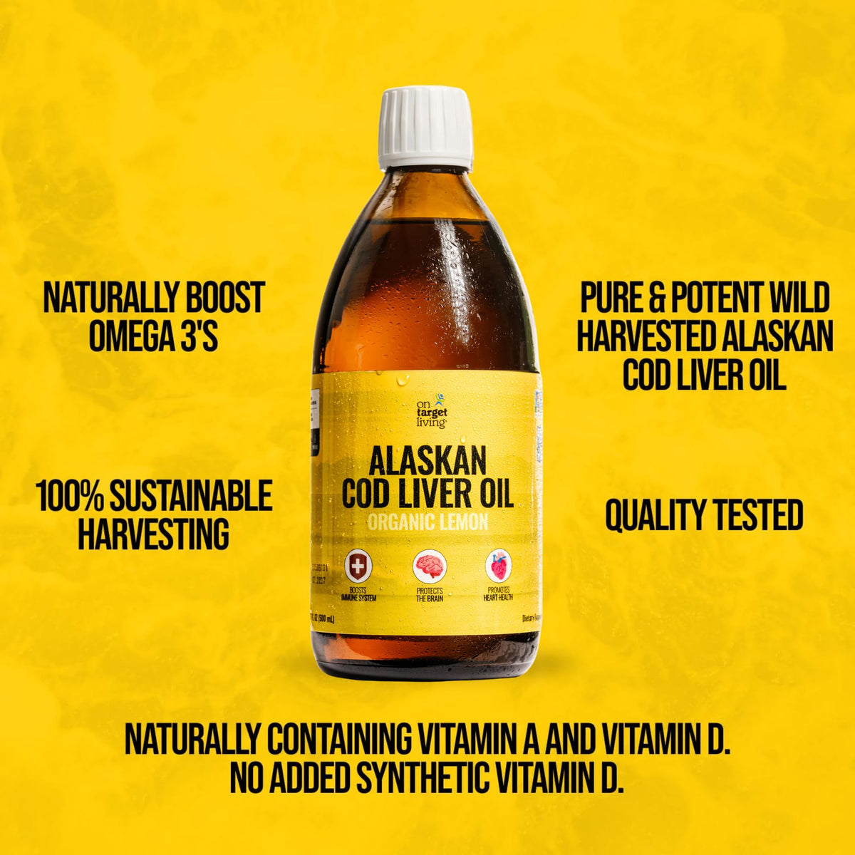 On Target Living Alaskan Cod Liver Oil