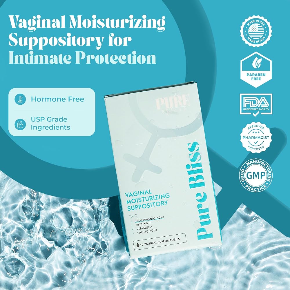 PURE WOMAN Pure Bliss Vaginal Moisturizing Suppositories - 10 Pack - image 3