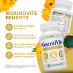 Zen Nutrients WoundVite Pre & Post Surgery Support - 60 Vegan Capsules - image 7