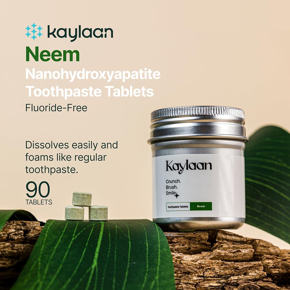 Kaylaan Neem Toothpaste Tablets - 90 Count - image 2