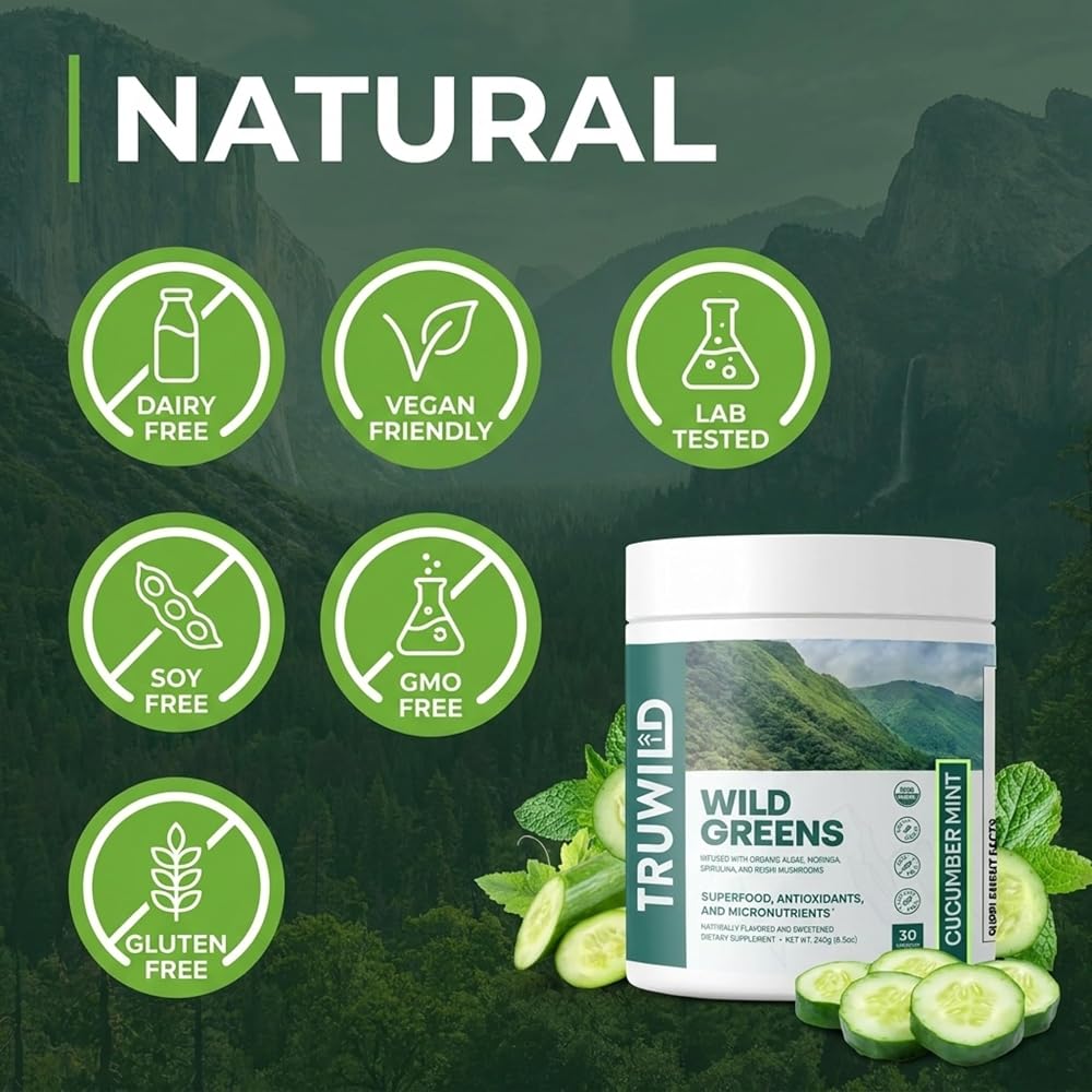 TruWild Greens Superfood Juice Powder - image 7