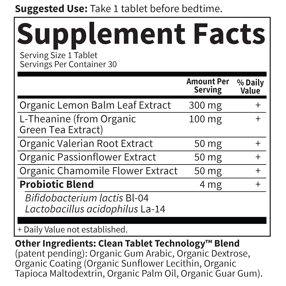 Garden of Life Organics Sleep Well Rest & Refresh Tablets - 30 Tablets - image 7