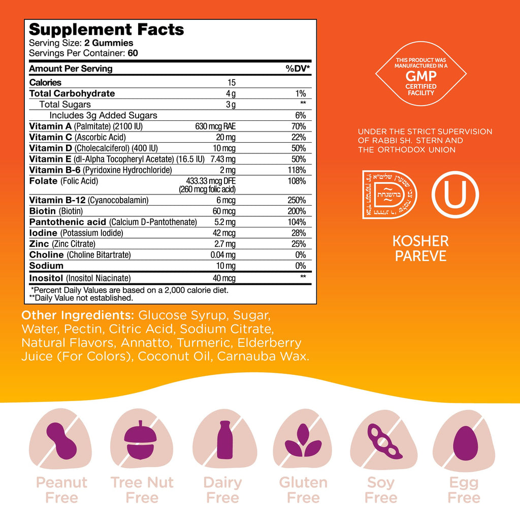 Zahler Chapter One Kids Multivitamin Gummy with 13 Vitamins - 120 Gummies - image 6