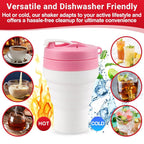 Tilcore Protein Shaker Bottle Collapsible - Food-Grade
