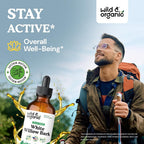Wild & Organic White Willow Bark Tincture Leg Support - 4 oz - image 2