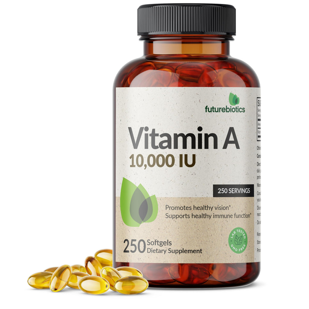 Futurebiotics Vitamin A 10,000 IU Softgels - 250 Count