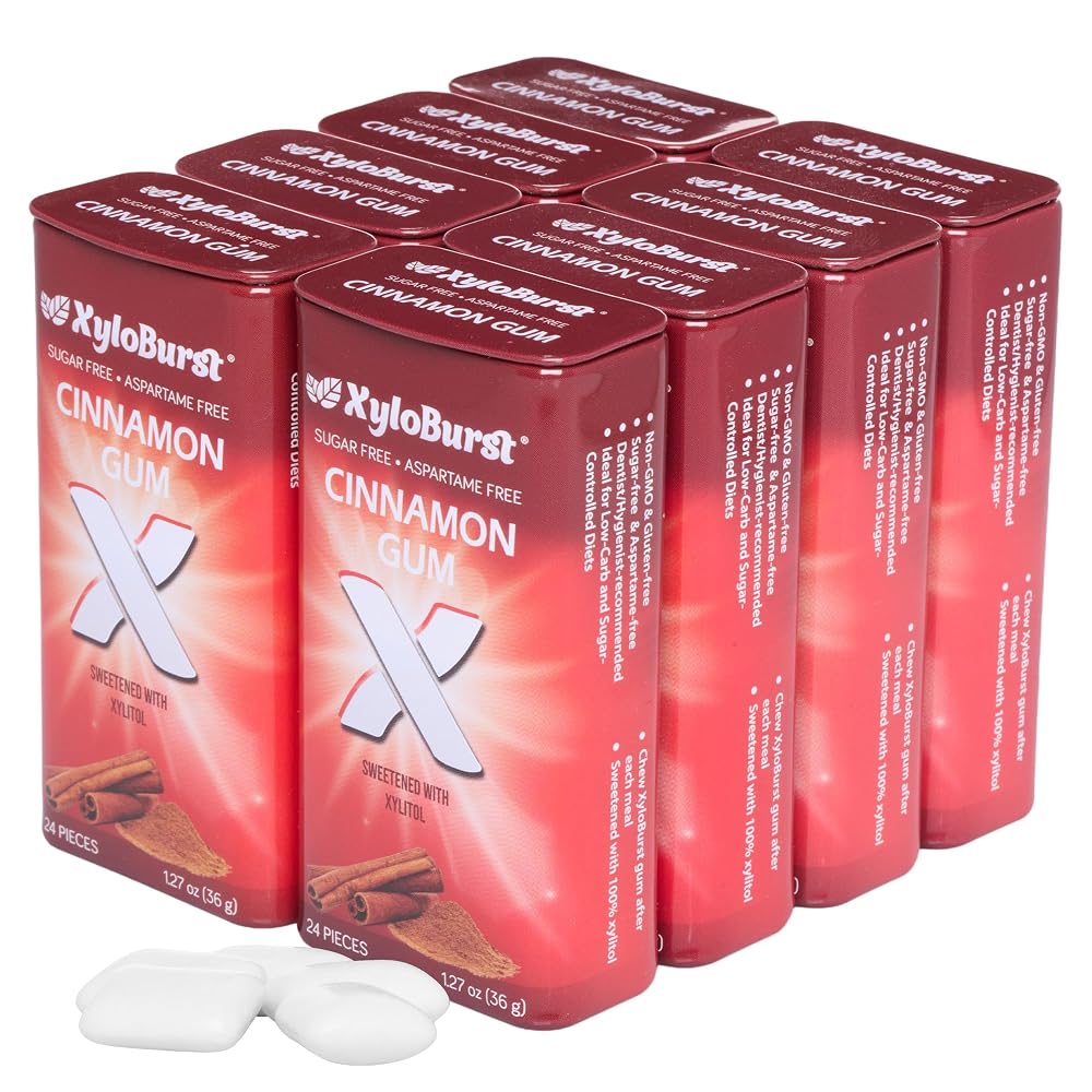 Xyloburst Cinnamon Xylitol Chewing Gum - 192 Pieces