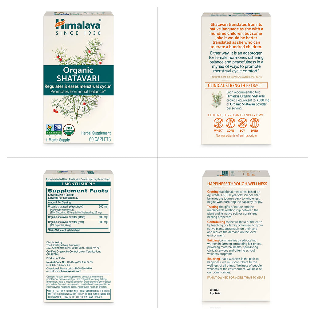 Himalaya Shatavari Capsules for Women - 60 Caplets - image 7
