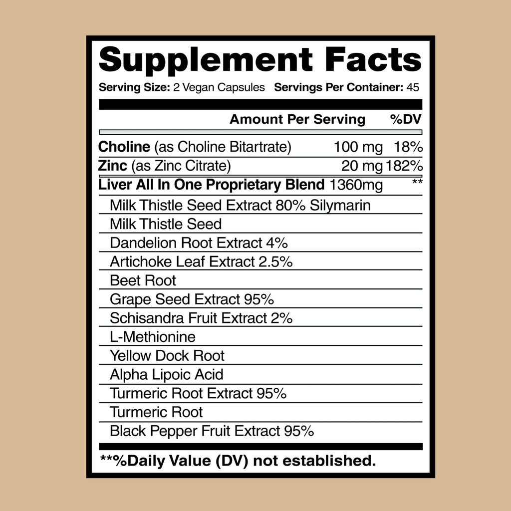 American Standard Supplements Liver Cleanse & Detox - 90 Capsules - image 2