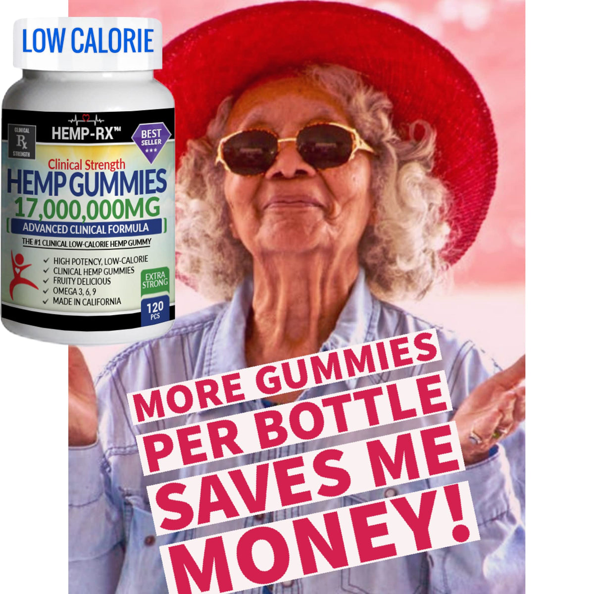 Generic Gummies for Pain, Anxiety, Stress & Inflammation - 120 - image 4