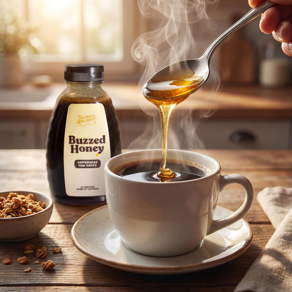 Buzzed Honey Natural Preworkout with Green Tea Caffeine - 16oz - image 7