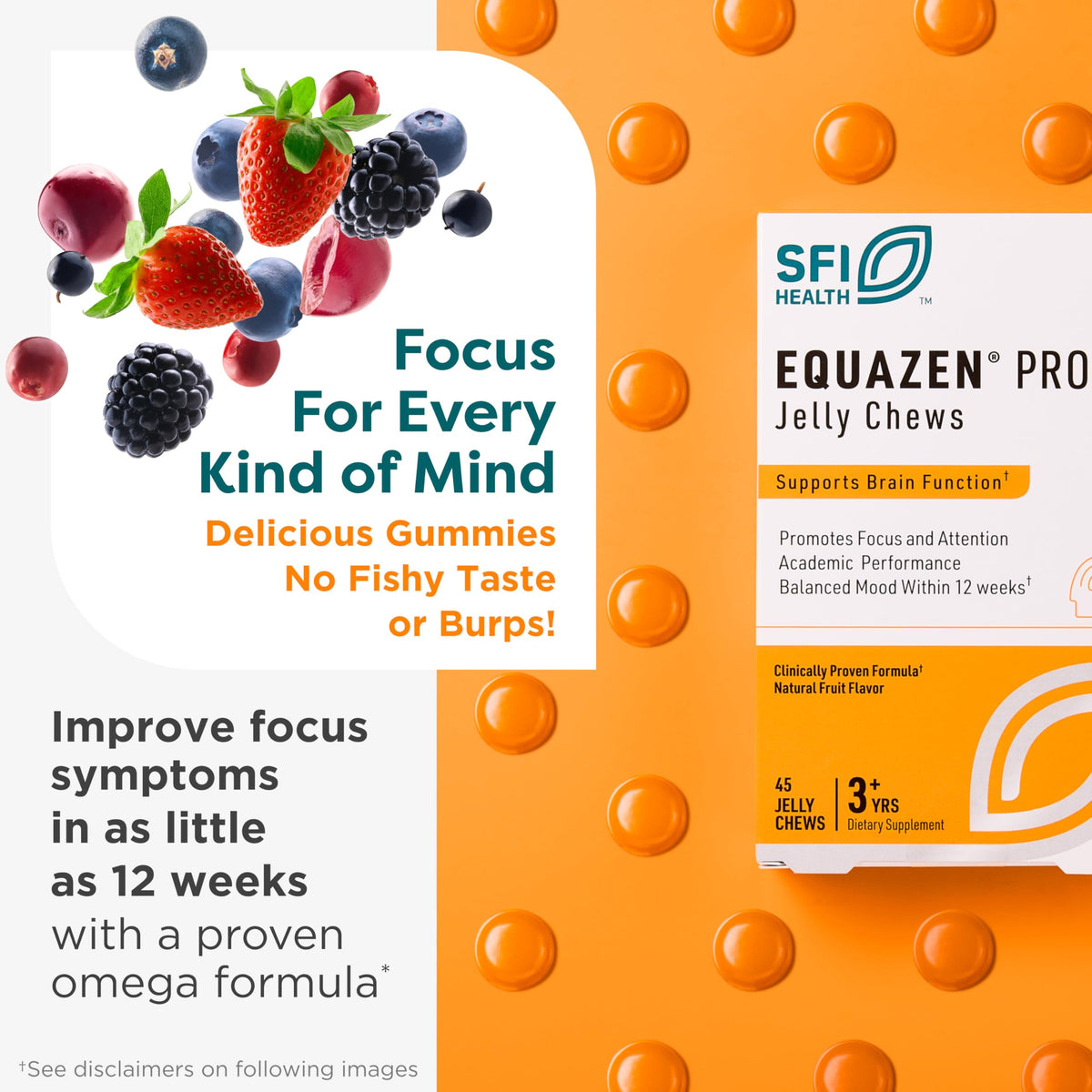 Equazen Pro Fish Oil Omega 3 & 6 for Kids - 45 Jelly Chews - image 2