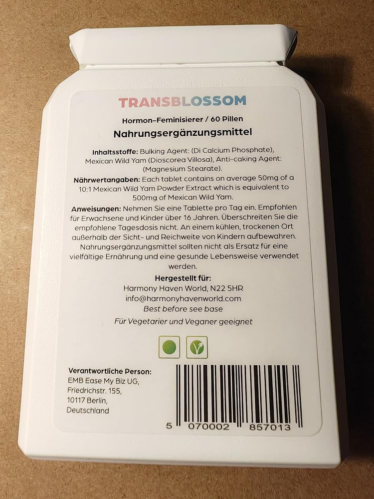 TransBlossom MTF Feminine Pills Daily Wellness Support - 30 Tablets - image 5