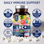 Number One Nutrition LHC+ Immune Support Supplement - 60 Vegetarian Capsules - image 8