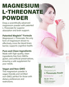 HormoneSynergy Magnesium L-Threonate Powder w/Magtein®- Magnesium
