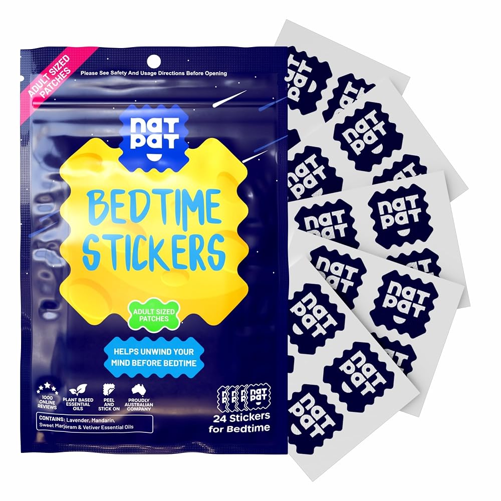 BUZZPATCH Sleepy Patch Sleep Aid Stickers for Adults - 24 Count