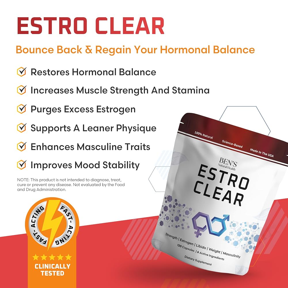 Ben's Natural Health Estro Clear Estrogen Blocker - 720 Capsules - image 2