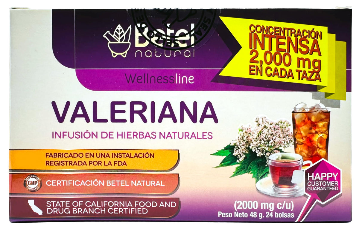 Betel Natural Valerian Tea for Sleep & Relaxation - 24 Tea Bags - image 2