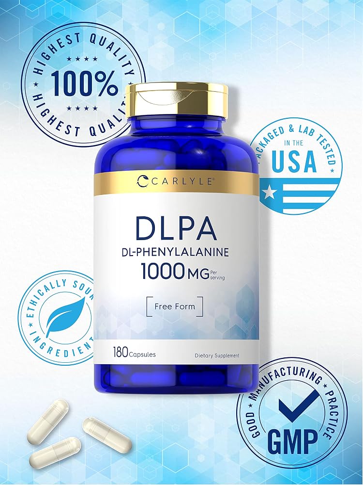 Carlyle DL-Phenylalanine 1000mg - 180 Capsules - image 5
